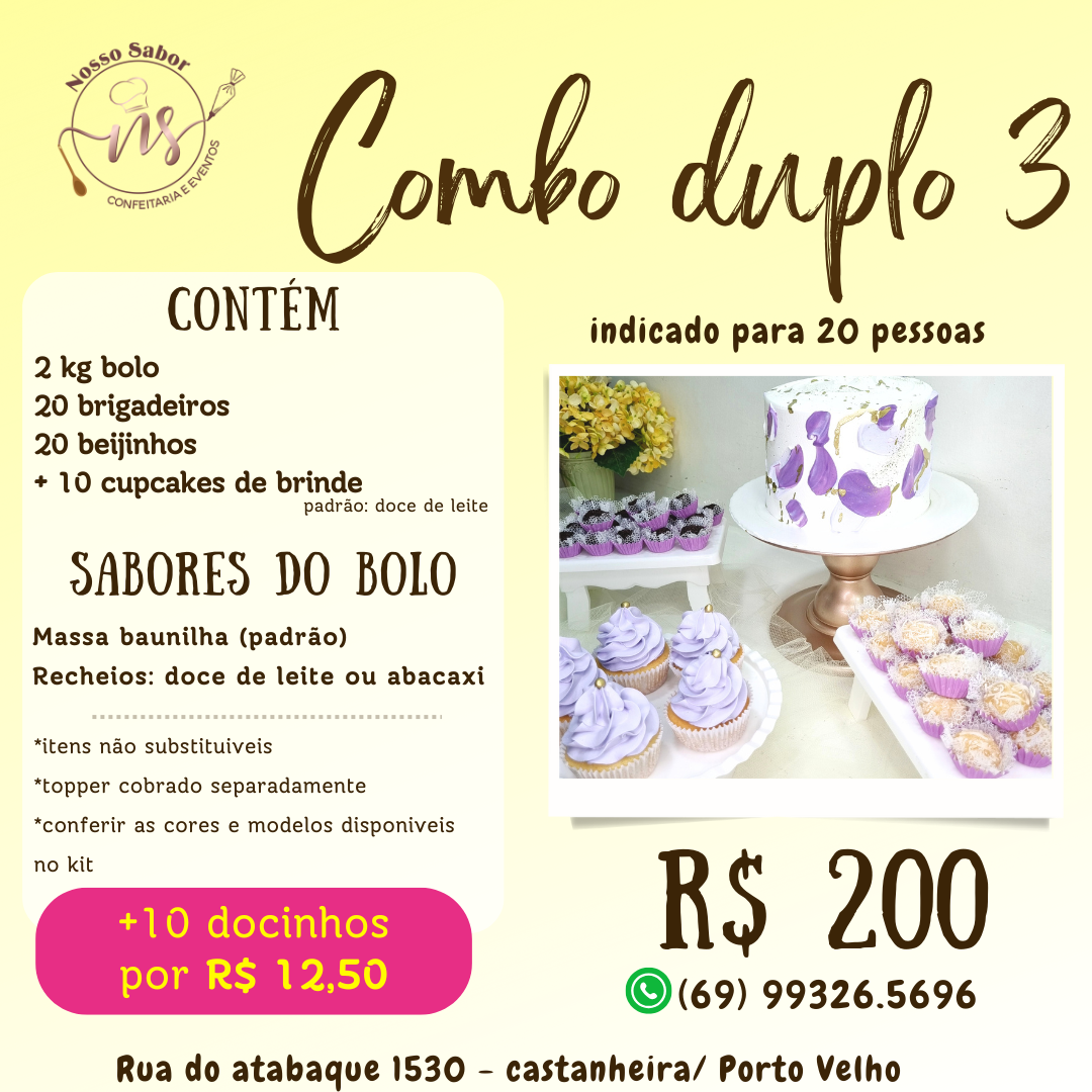 Combo duplo 3